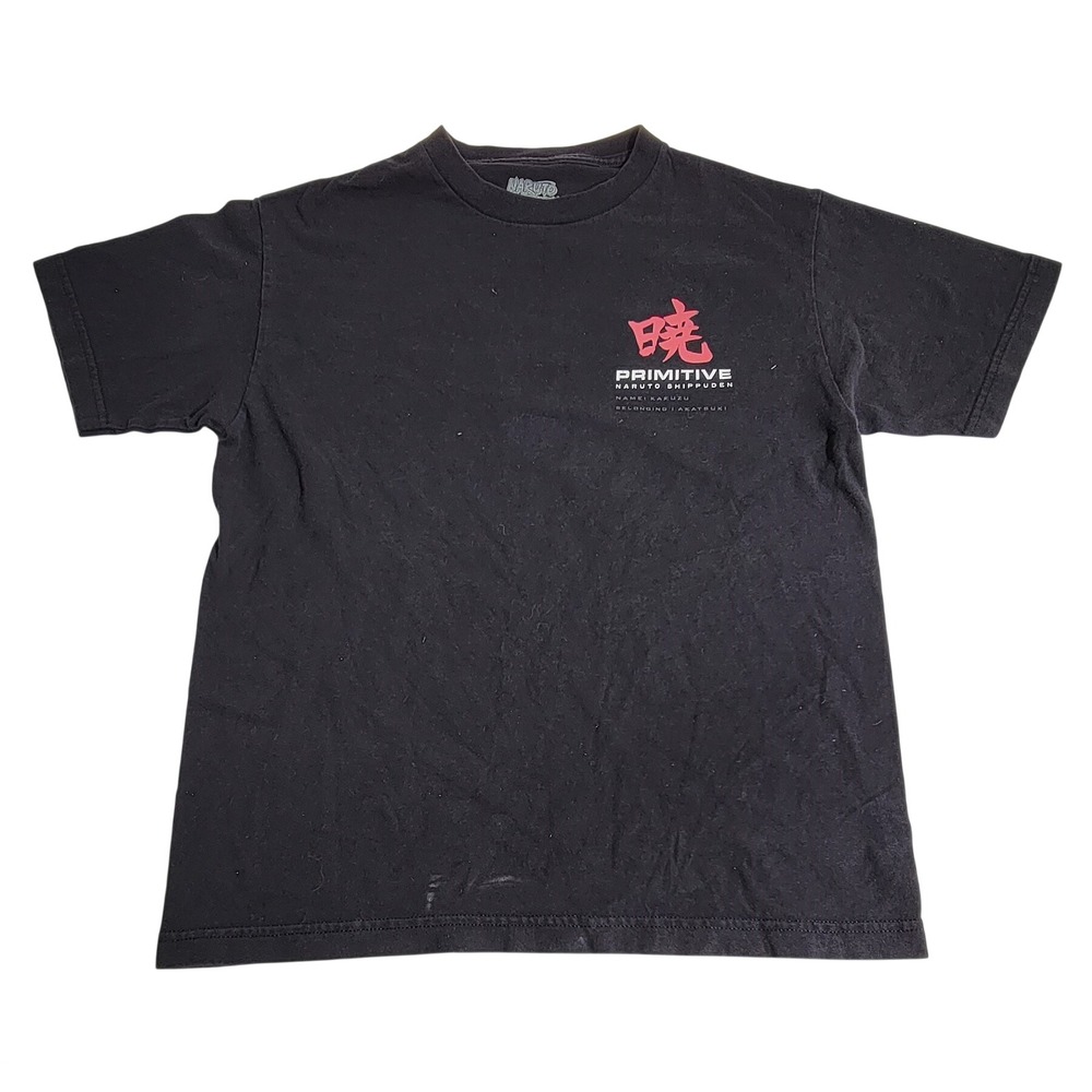 Primitive‎ Naruto Shippuden Kakuzu Akatsuki Black Graphic T-Shirt Mens Medium